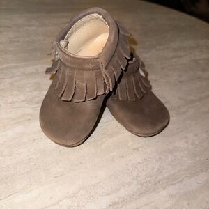 Kids Brown Moccasins